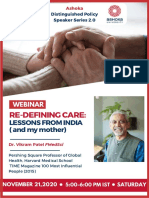 Re-defining Care: Lessons from India and Dr. Vikram Patel