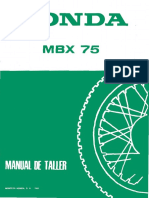 Manual de Taller Honda MBX 75 - OK
