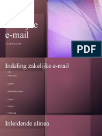 Zakelijke E-Mail