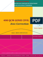 400 QCM génie civil avec correction  