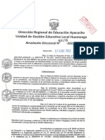 Directiva #01 Año Escolar 2022