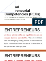 Personal Entrepreneurial Competencies (PECs)