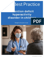 Attention Deficit Hyperactivity Disorder in Children
