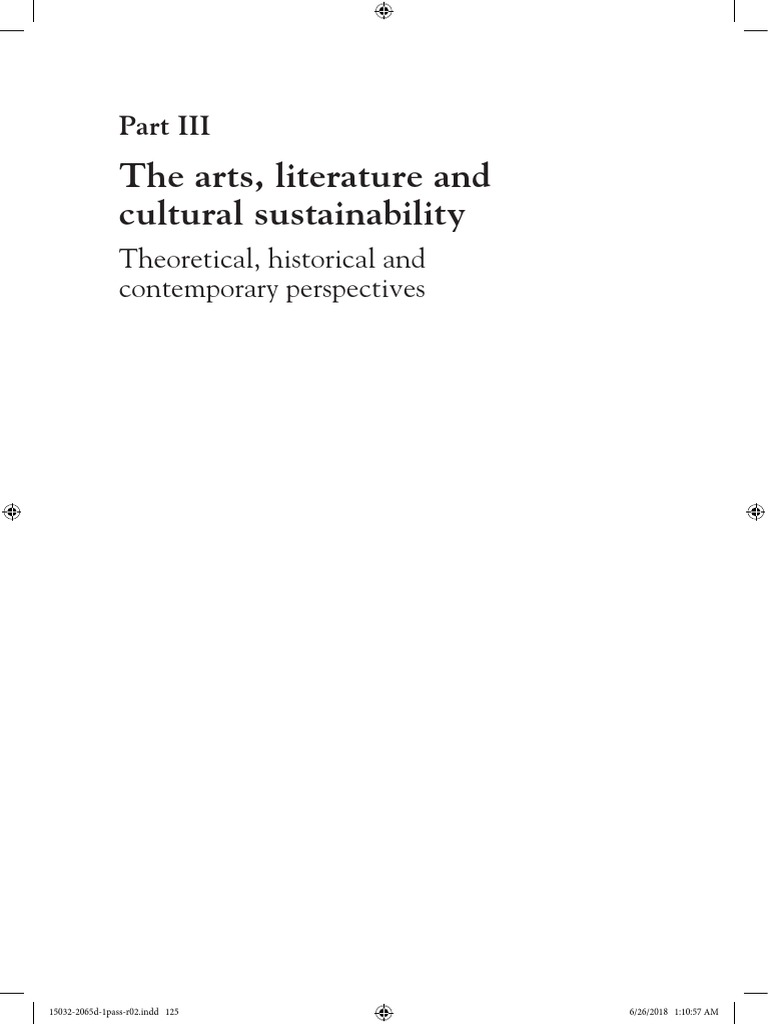 Culture's Role in Sustainable Development | PDF | Sustainability ...