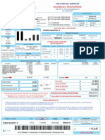 Factura de servicios públicos residenciales