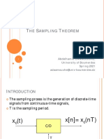 7 - The Sampling Theorem