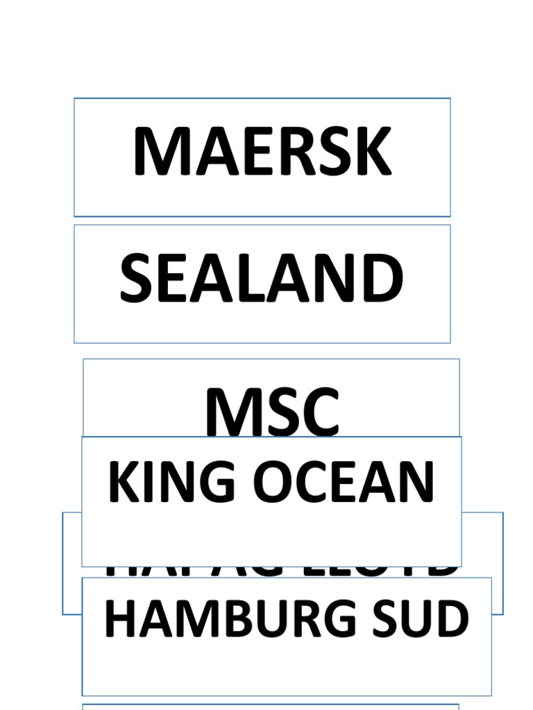 Maersk Sealand King Ocean PDF