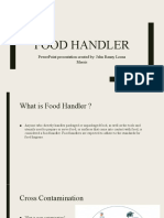 Presentation Food Handler Tle