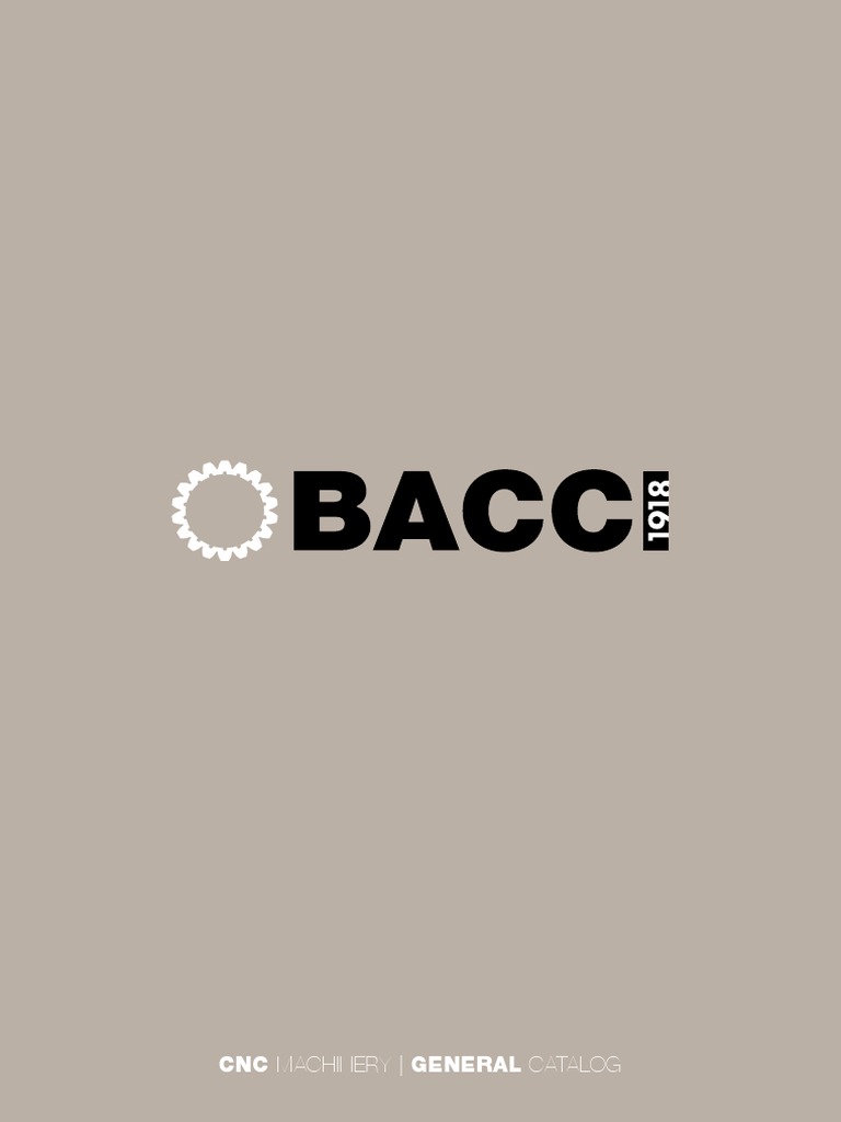 Bacci General Catalog 2020 | PDF | Machining | Numerical Control