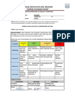 Evaluación Primer Quimestre Lengua y Literatura