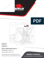 Diesel water pump manual