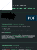 Origine Ed Espansione Dell'universo: Progettazione Di Attività Didattica