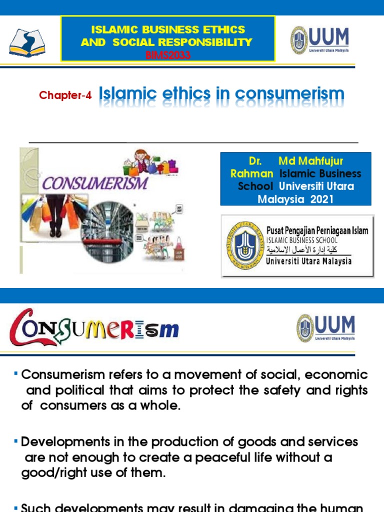Islamic Consumer Ethics Guide | PDF | Consumerism | Islamic Ethics
