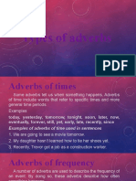 Types of Adverbs