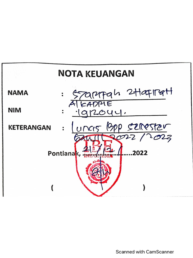 Nota SPP | PDF