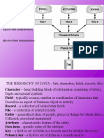 Logical and physical data independence