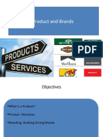 Product, Services and Brands