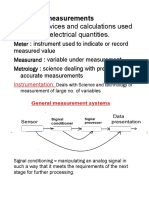 Electrical measurement methods & devices