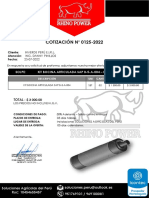 Proforma #0125-2022 - Kit de Bocina Articulada - INVERDE PERÚ - Soluciones Agrícolas Del Perú