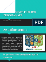 APPs para infraestructura y servicios públicos