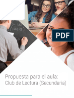 Club de lectura Secundaria. Leemos.