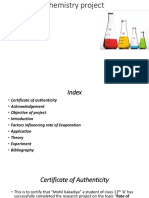 Chemistry Project