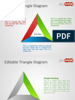 1116 Editable Triangle Diagram For Powerpoint