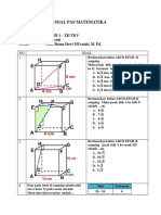 Soal Pas Matematika KLS 12