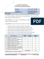 3 (B) .Automotive Electronics (Elective)