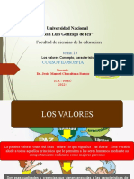 TEMA 13 Filosofia El Problema de Los Valores