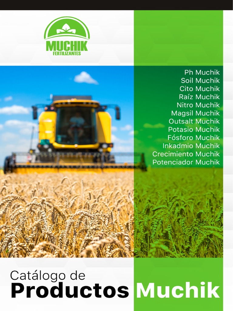 Catalogo Muchik 2022 | PDF | Fertilizante | Nutrientes