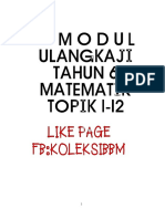 Modul Ulangkaji Matematik Tahun 6 Topik 1 - 12