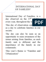 International Day of Families 2022