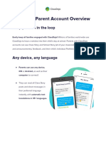 Parent Account FAQ