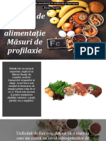 Deficitul de Fier În Alimentație Măsuri de Profilaxie