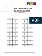 Prova Gabarito Modulo 2 Semestre de 2019