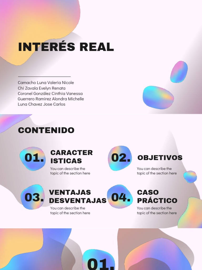 Fórmulas y características del interés real | PDF | Interés | Tasa de ...