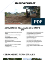 Actividades Obra Boulevar Cauquita SST