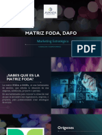 Matriz FODA Y DAFO