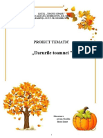 PROIECT TEMATIC-2DARURILE TOAMNEI