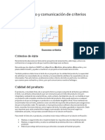 Seguimiento y Comunicación de Criterios de Éxito