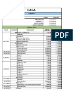 Planilla de Excel de Planeamiento de Compras