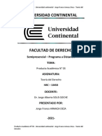 Producto Académico #03 - Universidad Continental - Jorge Franco Armaza Deza - Teoría Del Derecho