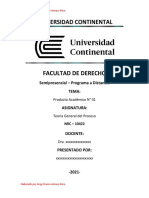 Producto Académico #01 - Universidad Continental - Jorge Franco Armaza Deza - Teoría General Del Proceso