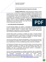 Processo Seletivo Público para Operador de Máquinas e Motorista no Município de Chapecó
