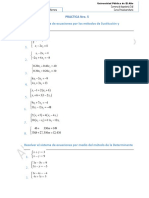 Practica 5 - Algebra