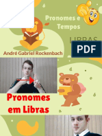 Pronomes e tempos em LIBRAS