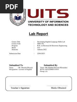 Lab Report