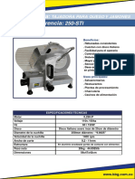 FichaTecnica Tajadora Ref250 STI