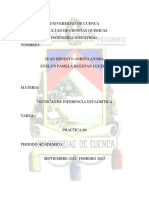 Universidad de Cuenca Facultad de Ciencias Quimicas Ingenieria Industrial Nombres